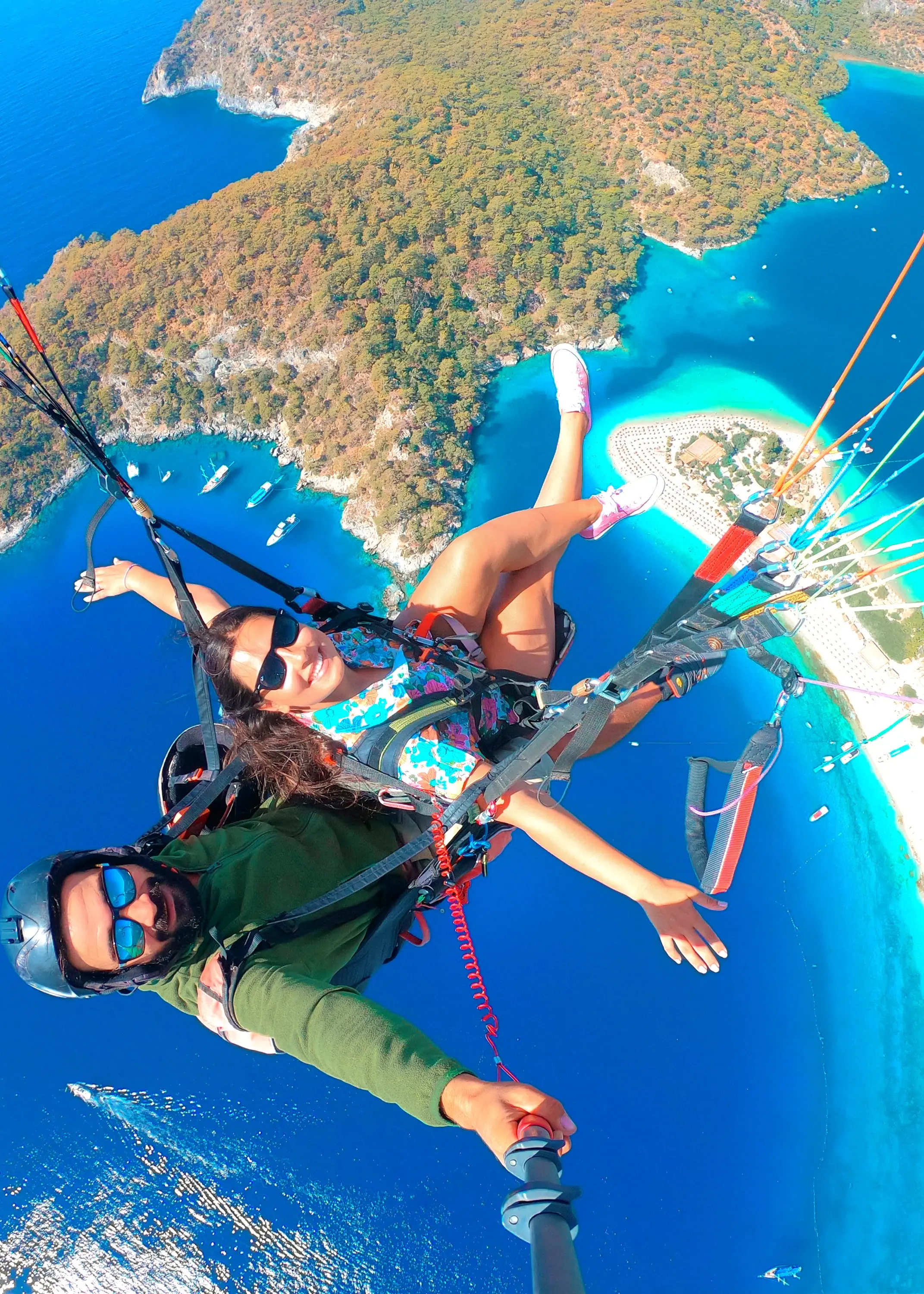 Fethiye Babadağ yamaç paraşütü uçuşu manzara görüntüsü - Fethiye aktivite görseli