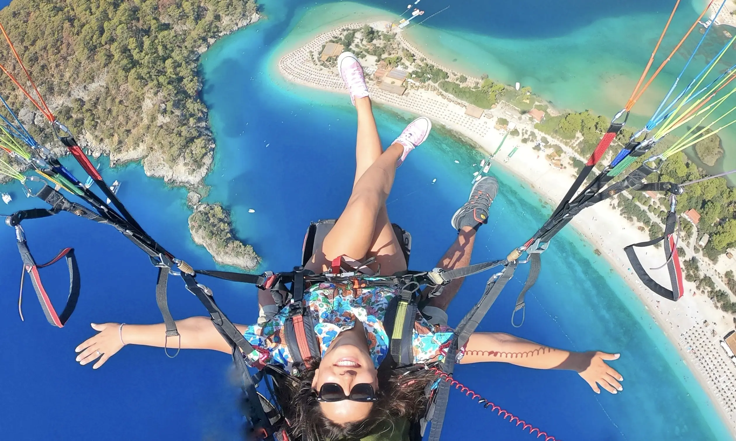 Fethiye Ölüdeniz Babadağ yamaç paraşütü uçuşu