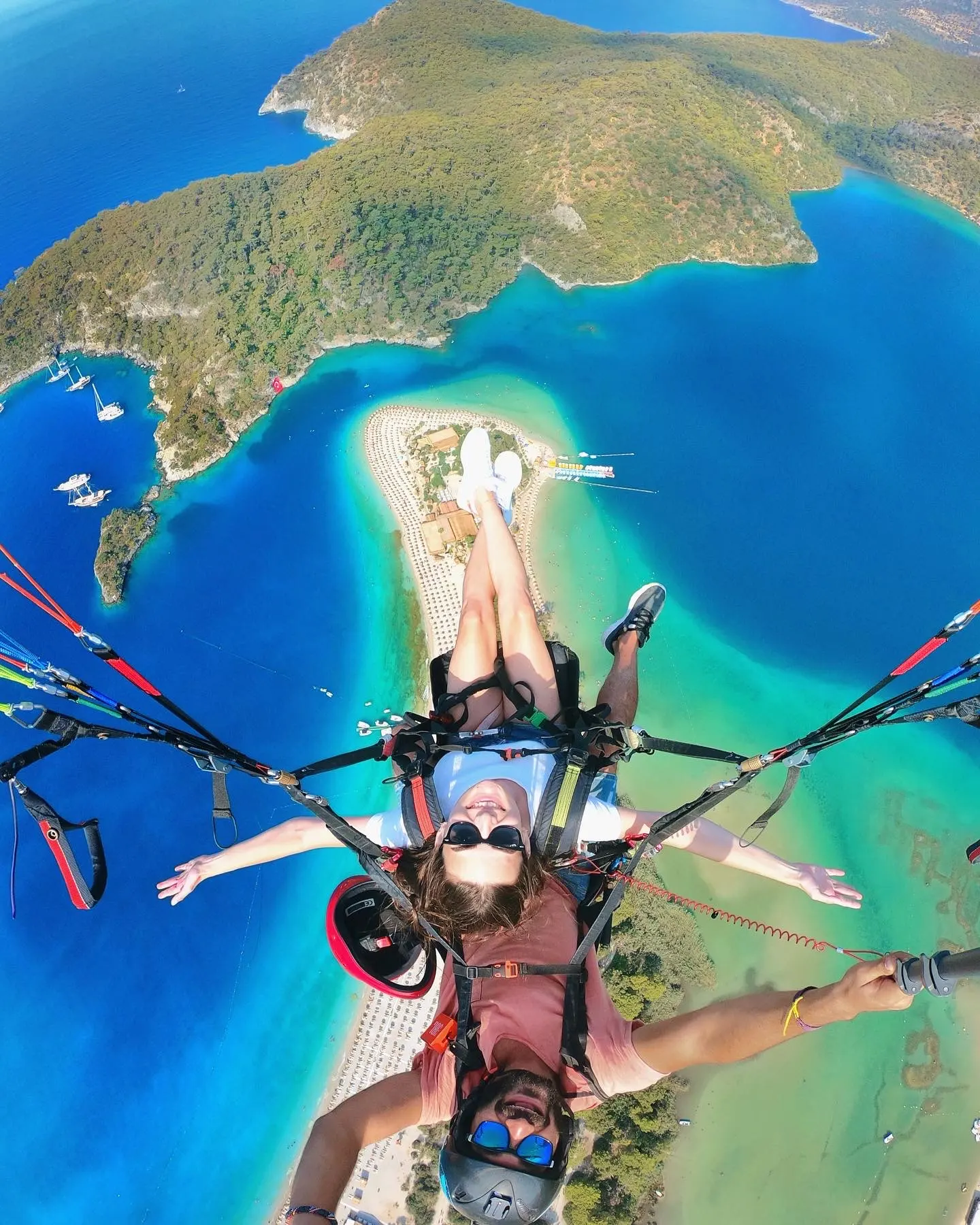 Fethiye Ölüdeniz Babadağ yamaç paraşütü uçuşu