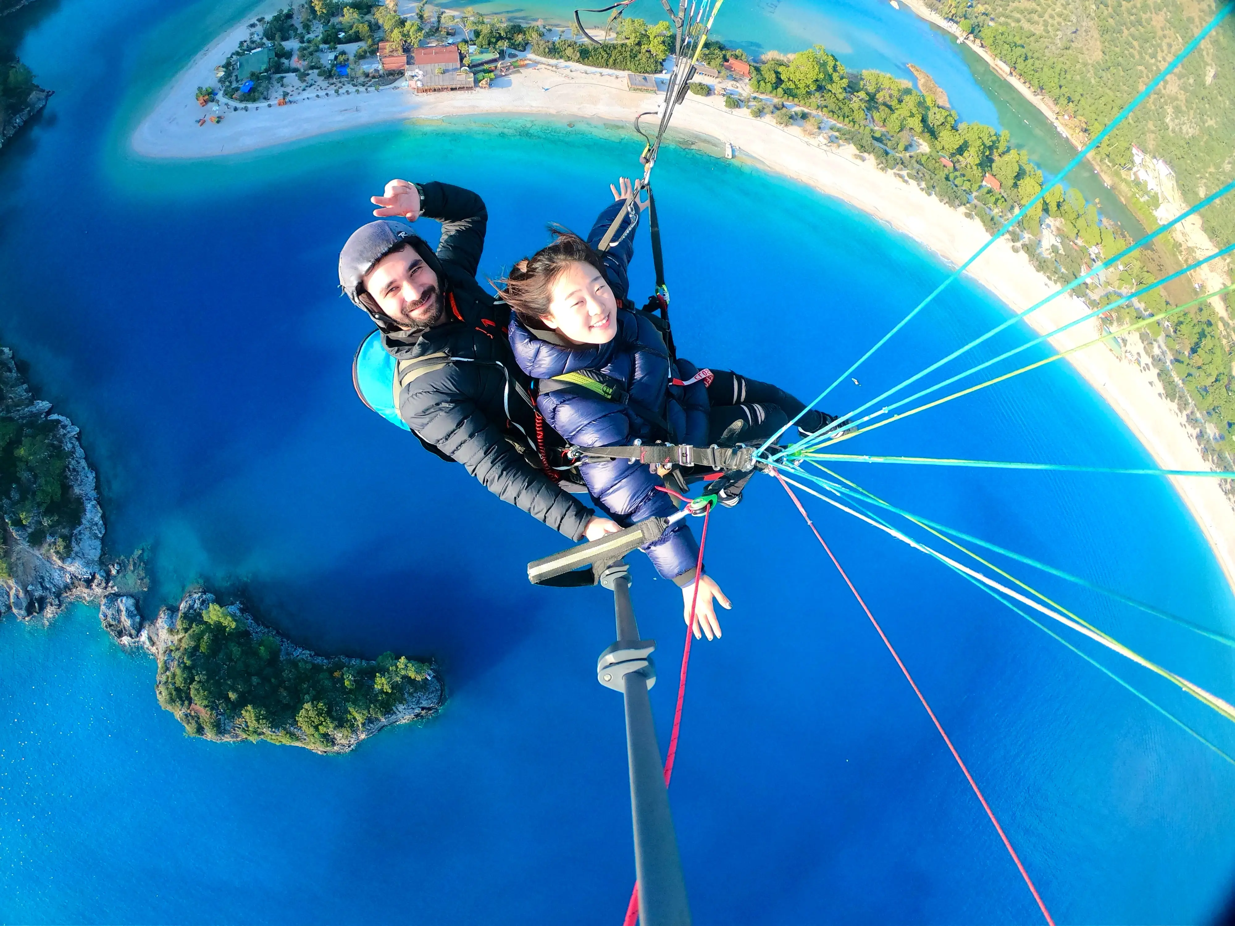 Fethiye Ölüdeniz Babadağ yamaç paraşütü uçuşu