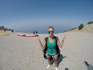 Fethiye Ölüdeniz Babadağ kalkış pisti.