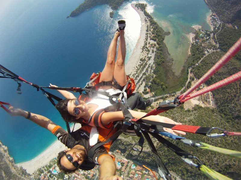 Fethiye tandem yamaç paraşütü fotoğraf ve video çekimi